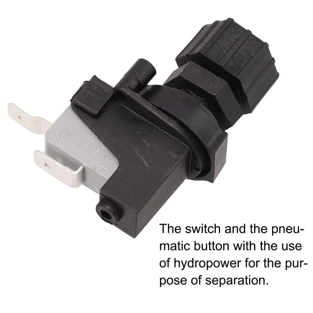 On Off Push Air Switch Jet Tool Pneumatic Air Pressure Switch Knob  For Food Waste Disposers Bath Spa Tubing Replacement Parts