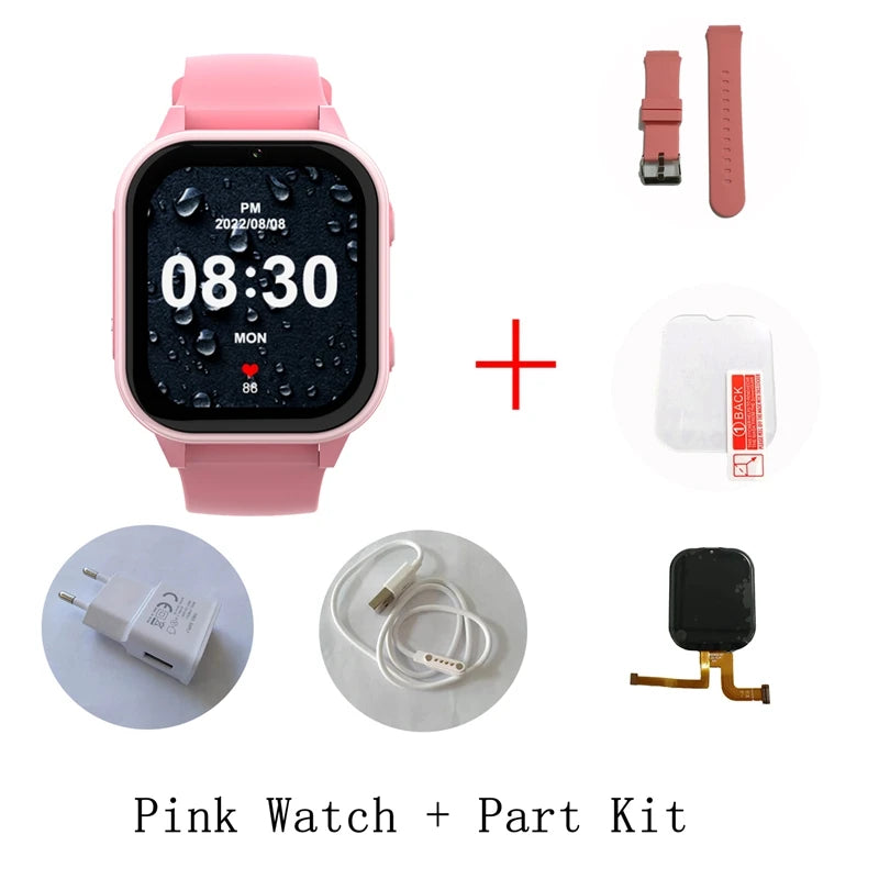 4G Smart Watch Kid SOS GPS WiFi Wristwatch Whatsapp KT19Pro MAX Android8.1 with Video Call Camera Monitor Children smartwatch