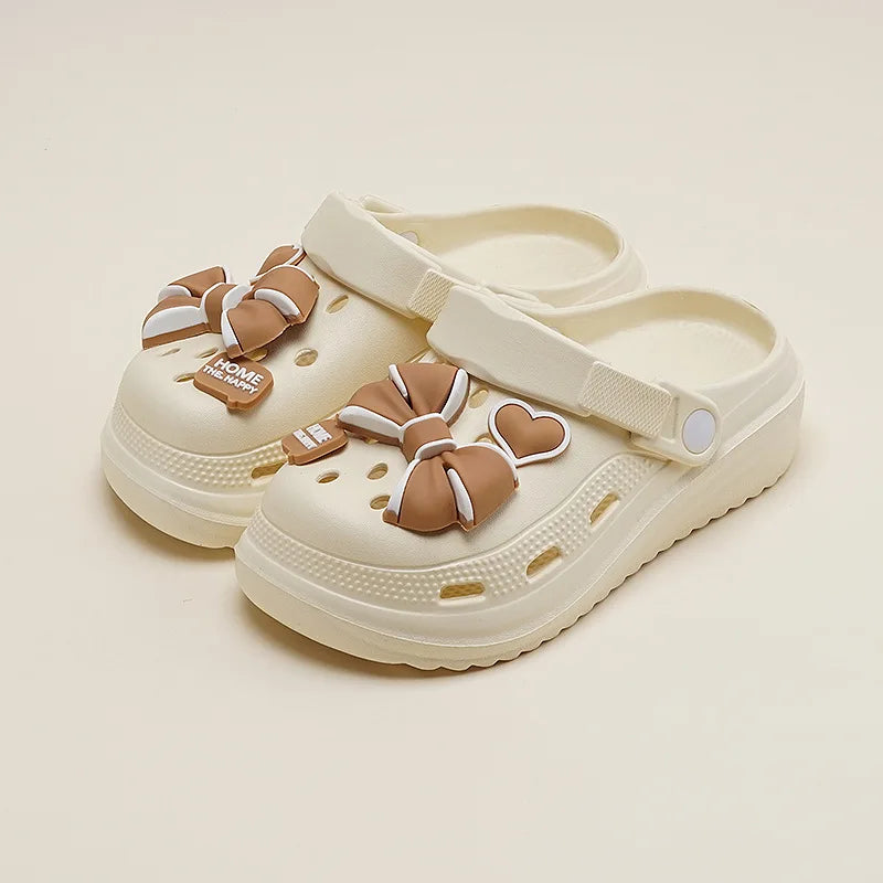 Summer Beach Sandals Unisex Casual Garden Clogs Outdoor Wide Toe Cross Sandals for Ladies Non Slip House Shower Slippers