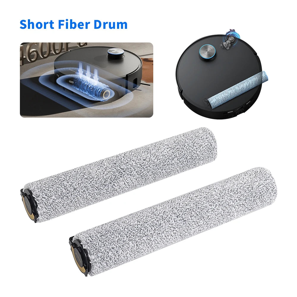 For Dreame Aqua10 Ultra Roller/Aqua10 Ultra Track/Aqua 10 Pro Track/X50Pro Robot Vacuum Cleaner Roller Mop Drum Brush Cloth Part