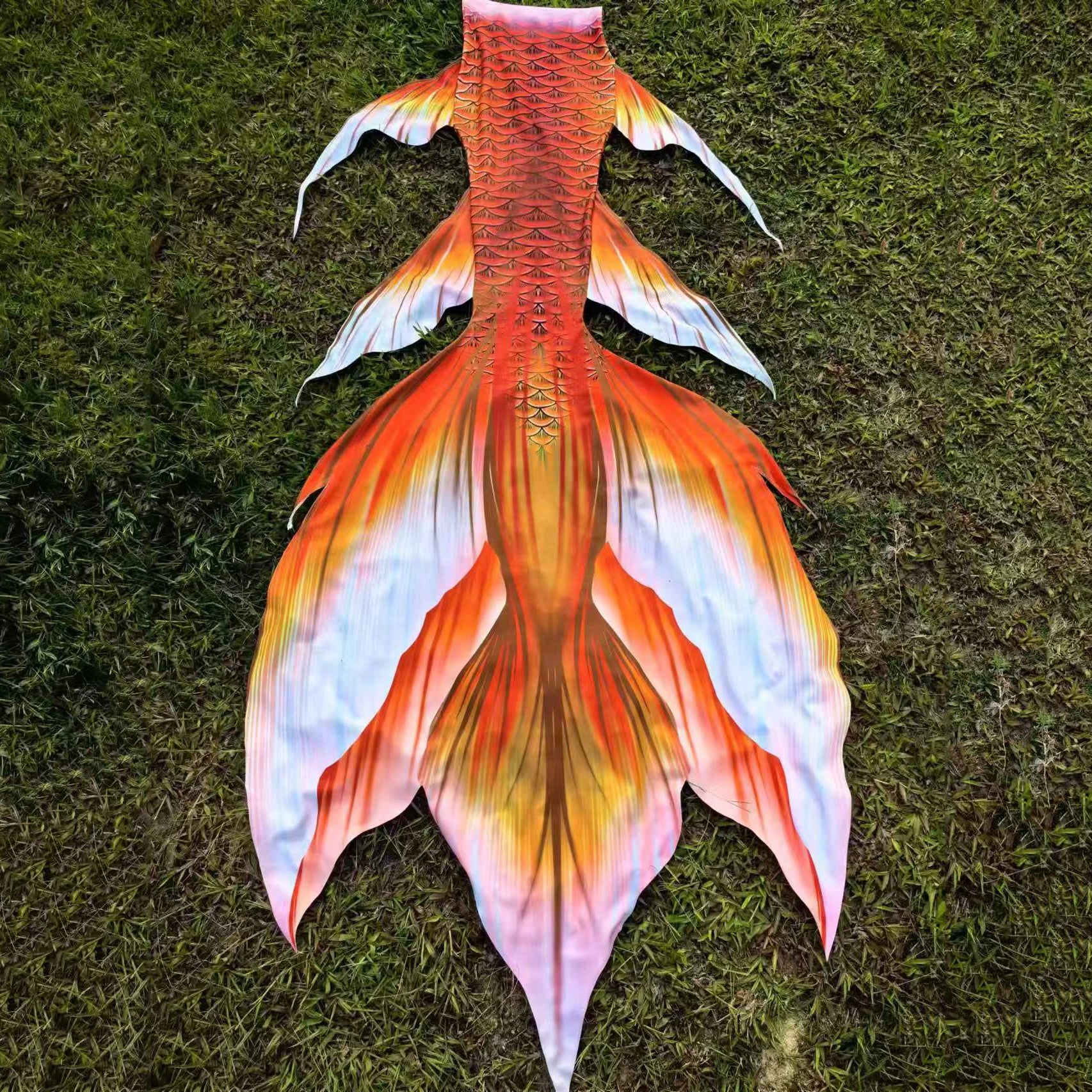 Mermaid Big Tail Costume Swimsuit Handmade Sewn High Quality Mermaid Tail Oceanarium Swimming Photography Costume