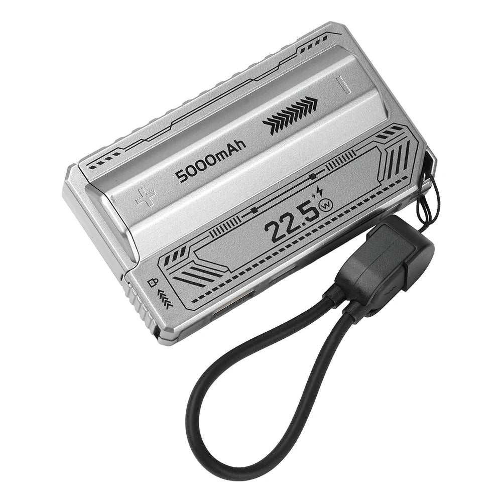 21700 Battery Holder Power Bank Case PD 20W Fast Charging Built-in Cable Detachable Power Bank DIY Battery Case