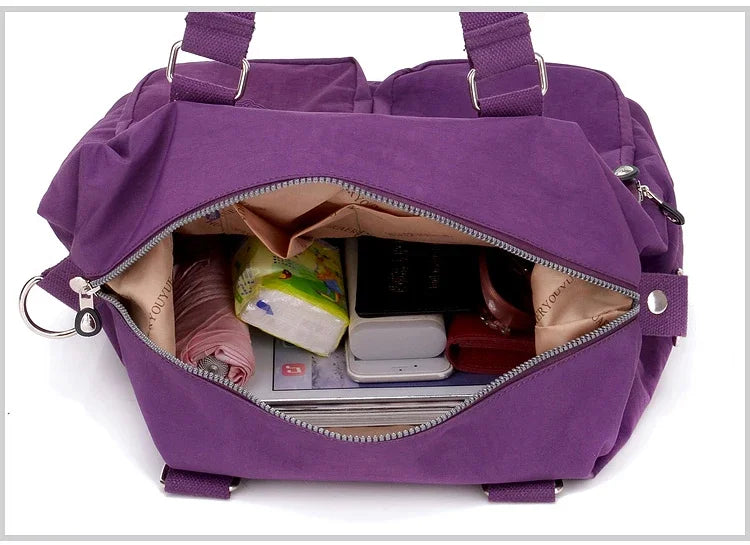 Women's Fashion Top-Handle Bag for Women Big Handbag Nylon Crossbody Bags Waterproof Shoulder bag purses and handbags bolsos sac