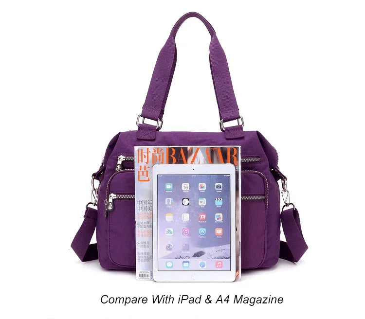 Women's Fashion Top-Handle Bag for Women Big Handbag Nylon Crossbody Bags Waterproof Shoulder bag purses and handbags bolsos sac