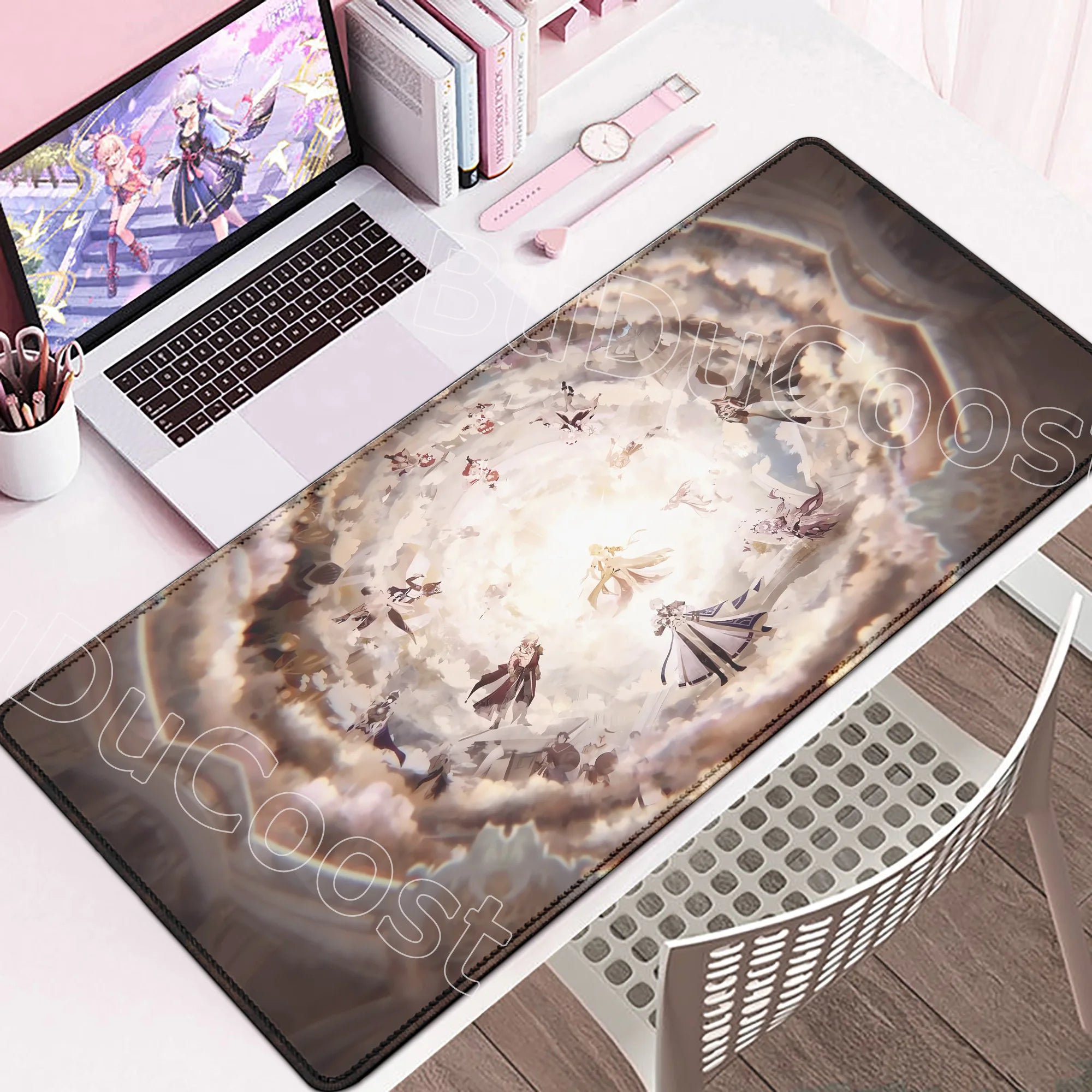 Large Rubber Keyboard Mats Honkai Star Rail Cyrene Castorice Lock Edge Mousepad Chrysos Heir Mouse Pad Game Computer Accessories