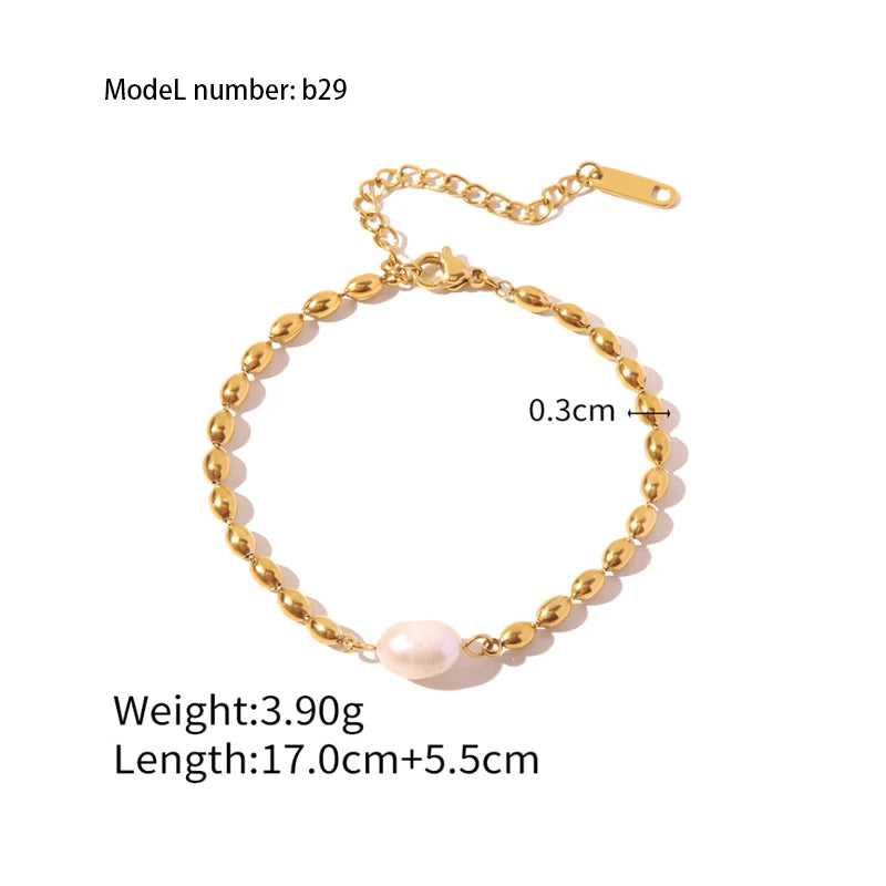 2026 Classic Snake Chain Bracelets Women Trend Gold Plated Stainless Steel Cuban Chain Bracelet Trendy Female Gifts Jewelry
