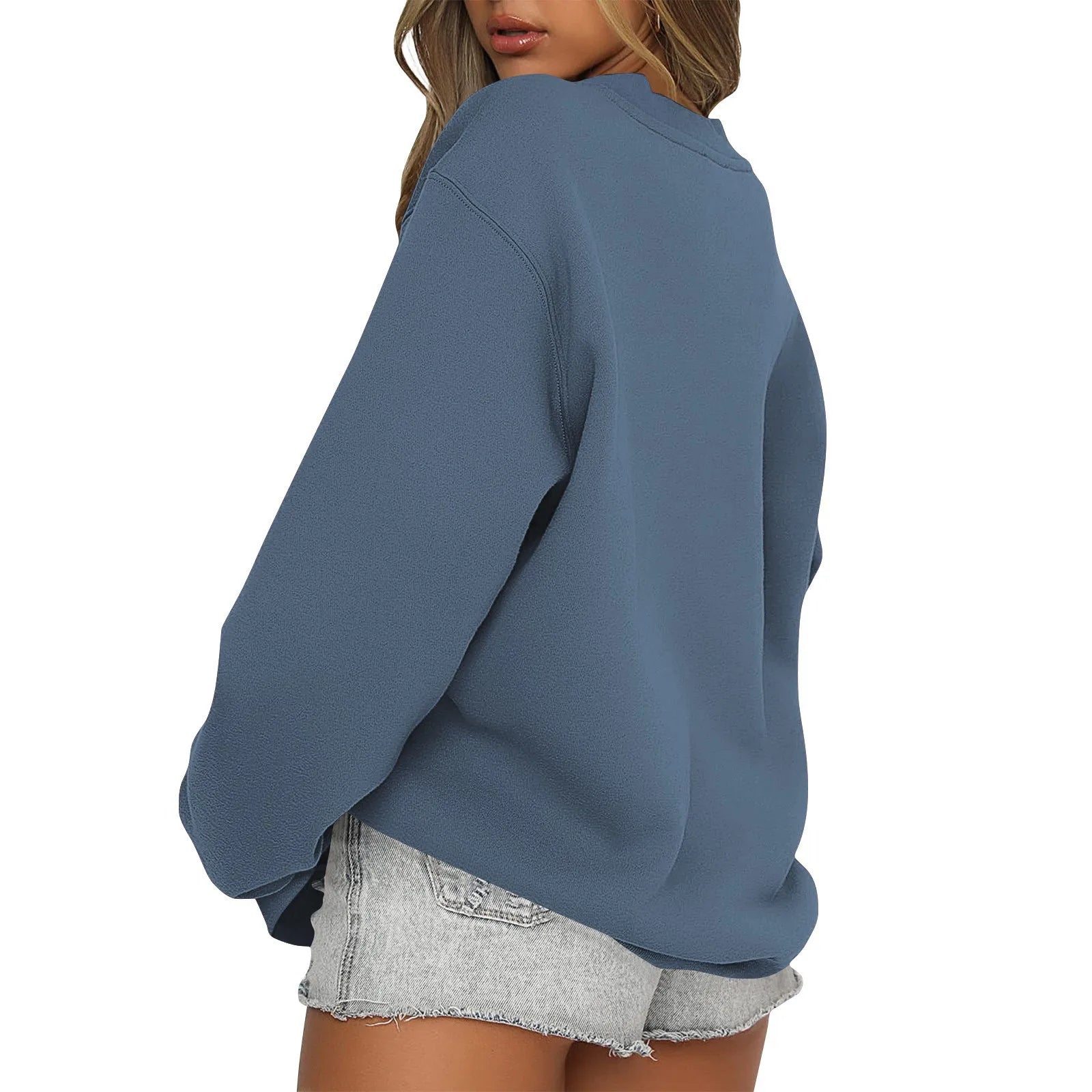 Womens Sweatshirts Oversized Crewneck Y2K Hoodies Fall Fashion 2025 Teen Girls Clothes Cute Winter Pullover Sweater