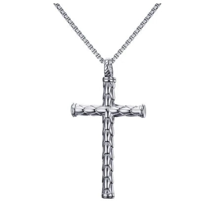 Stainless steel retro eagle hunting necklace titanium steel eagle men's pendant pendant pendant