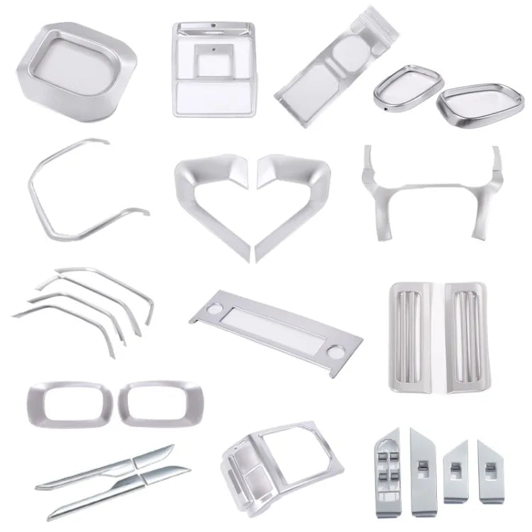 For Land Rover Range Rover Evoque 2012-2018 ABS Chrome Interior Kit Dashboard Center Console Gear Shift Panel Cover Trim Sticker