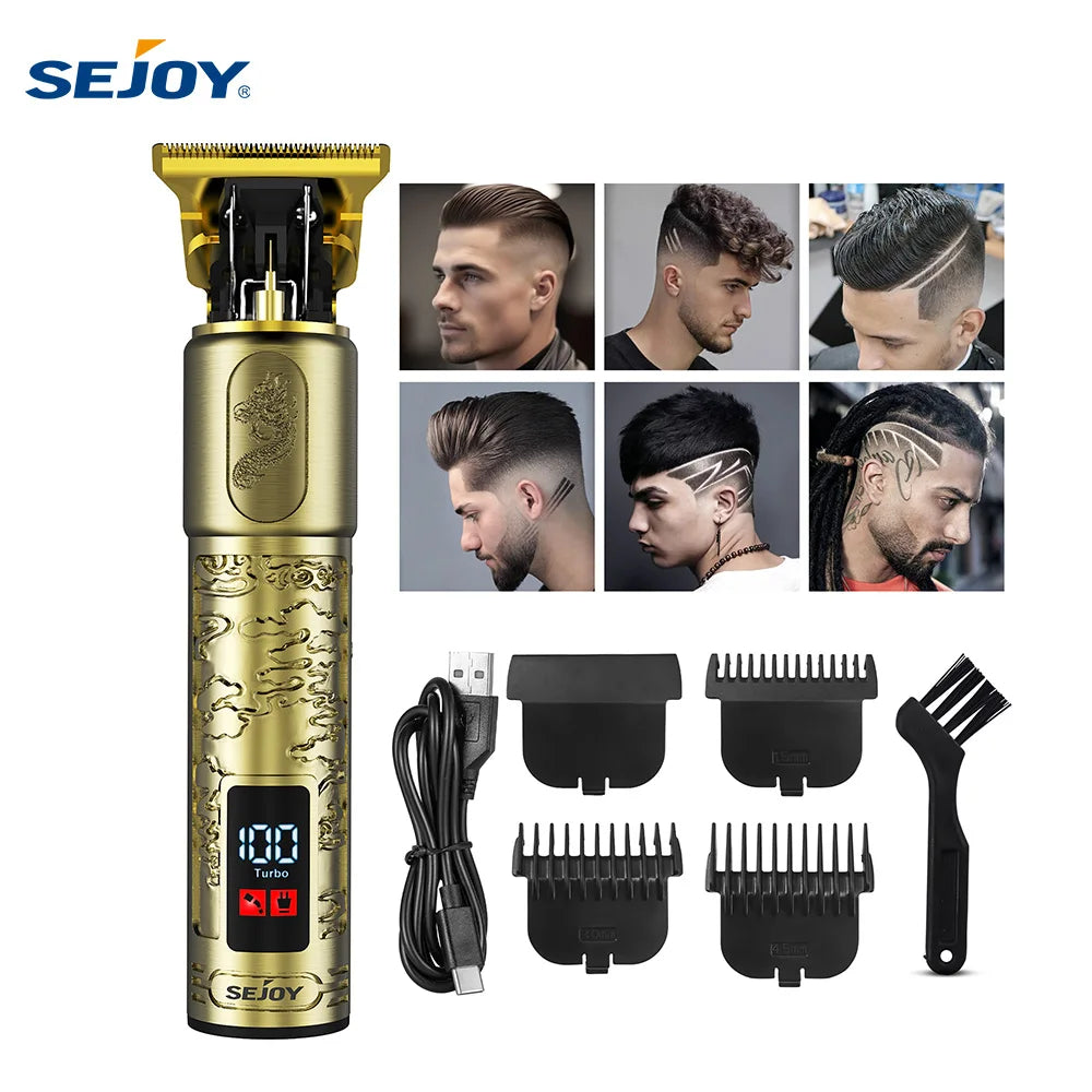 SEJOY Electric Hair Clipper for Men Professional Hair Cutting Machine Adjustable Precision  Adults Kids Cordless Hair Trimmers