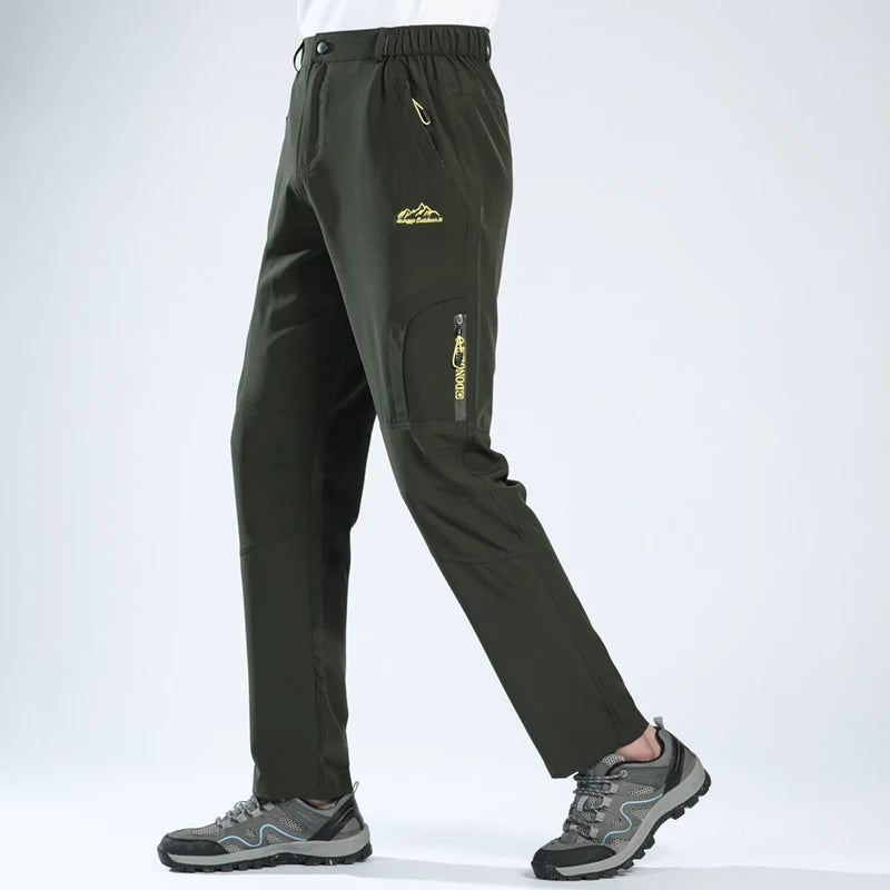 XL-5XL Lightweight Thin Summer Pants for Men Sweatpants Stretch Quick Dry Trousers Men Hiking Camping Men's Pants Joggers Summer