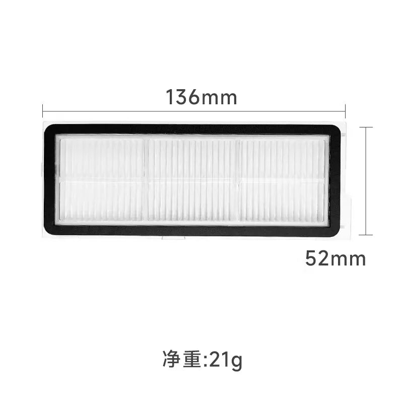 HEPA Filter for Roborock Qrevo S/Qrevo Pro/Qrevo Plus/Qrevo MaxV/Qrevo Curv/Qrevo Curve/Qrevo Edge Robot Vacuum Cleaner