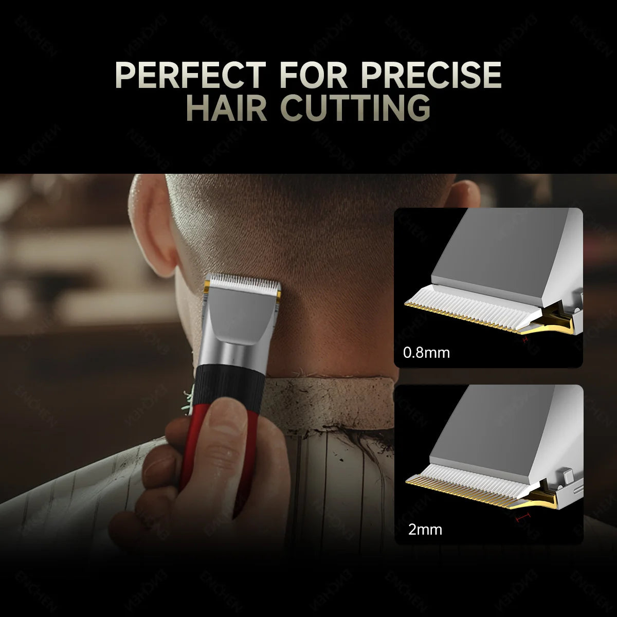 ENCHEN Sharp R Professional Cordless Hair Clipper With Safety Lock Upgraded Ceramic Blade 6000RPM Ultra Power
