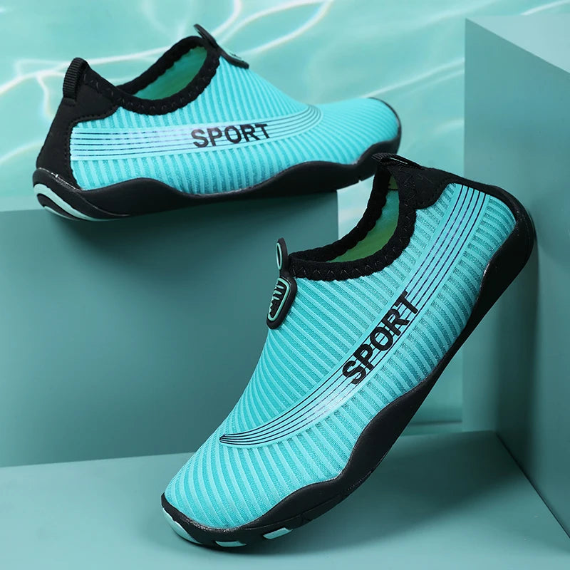 Unisex Indoor Fitness Special Shoes Parent-Child Couple Vacation Beach Swimming Shoes Men Snorkeling Quick Dry Aqua Shoes 37-46#