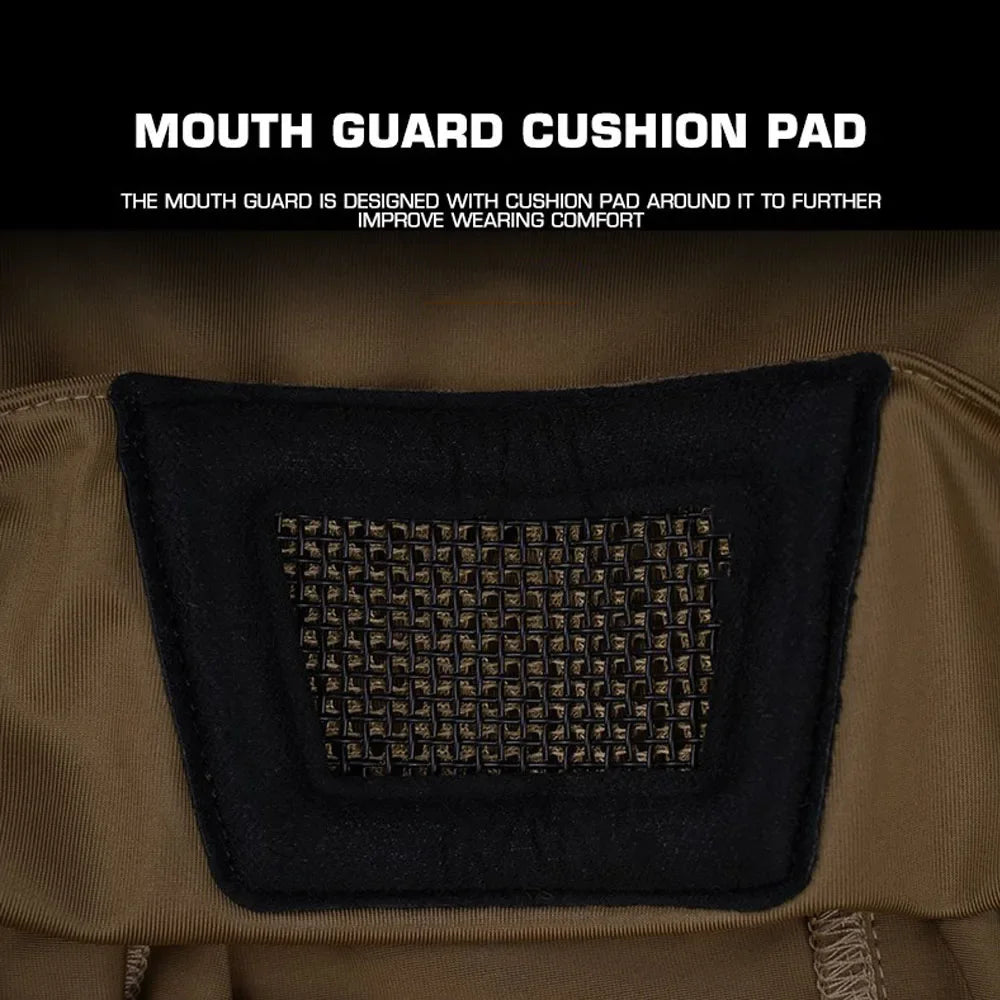 Airsoft Mask for Men Sport Mask Balaclava Headgear Full Face Protection Knight Headwear for Paintball Hunting Sport Cycling