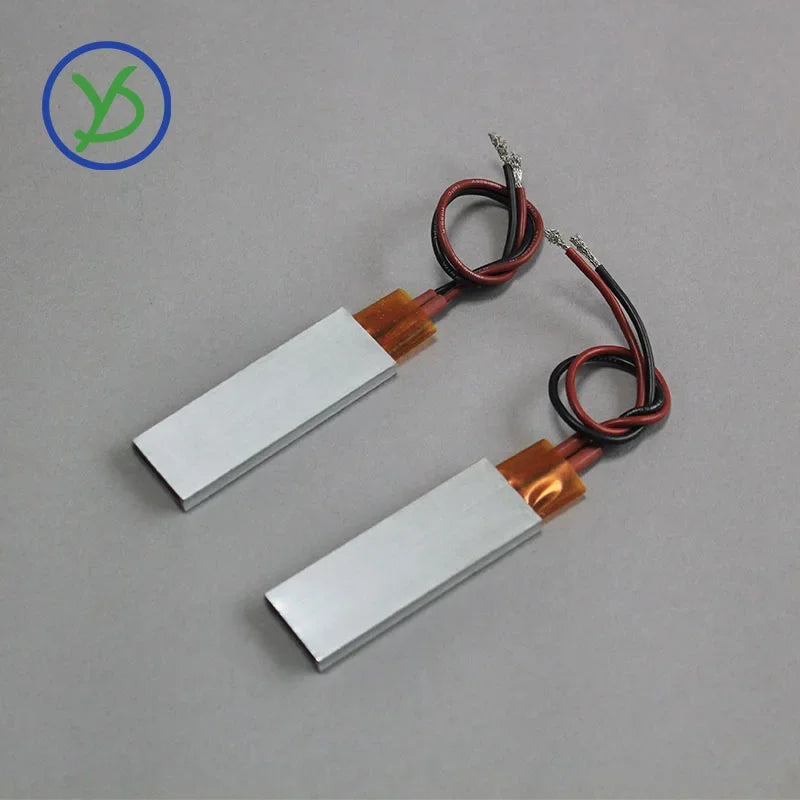 60x21mm 12V~220V Constant Temperature Ceramic PTC Heating Sheet Aluminum Shell Heating Plate 70~270℃ Electric Heater Accessorie