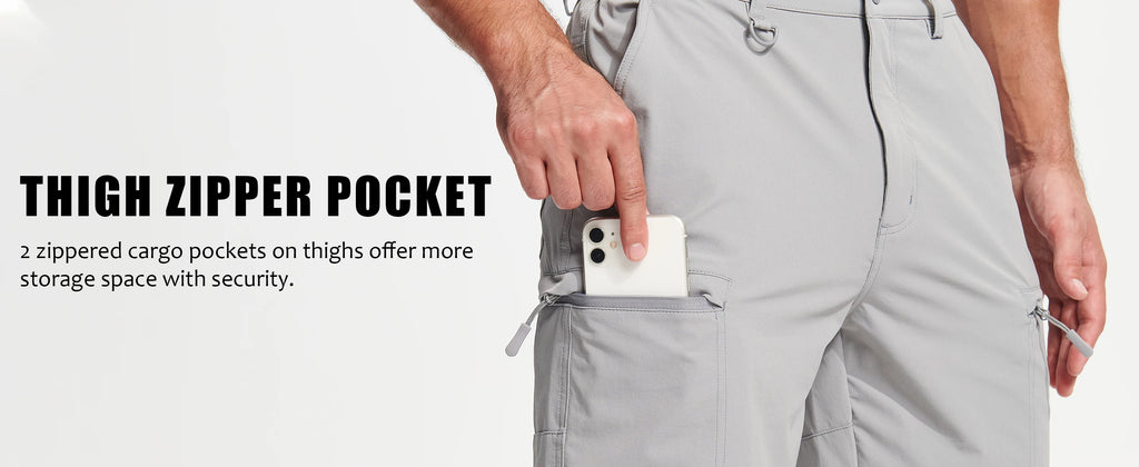 TACVASEN Summer Moisture Wicking Casual Shorts Mens Cargo Work Shorts Running Jogging Sports Bottoms Nylon Rip-Stop Short Pants