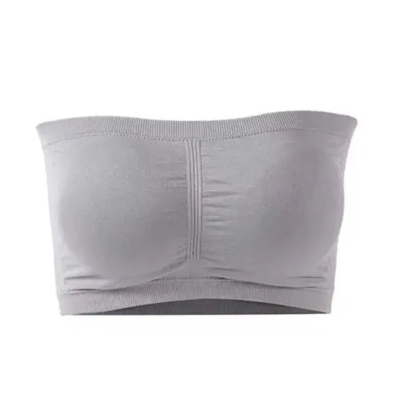 Breathable Strapless Bandeau Bra Underwear Without Pad Sleep Underwear Sports Bra Women Sexy Lingerie Lace Seamless Tube Top