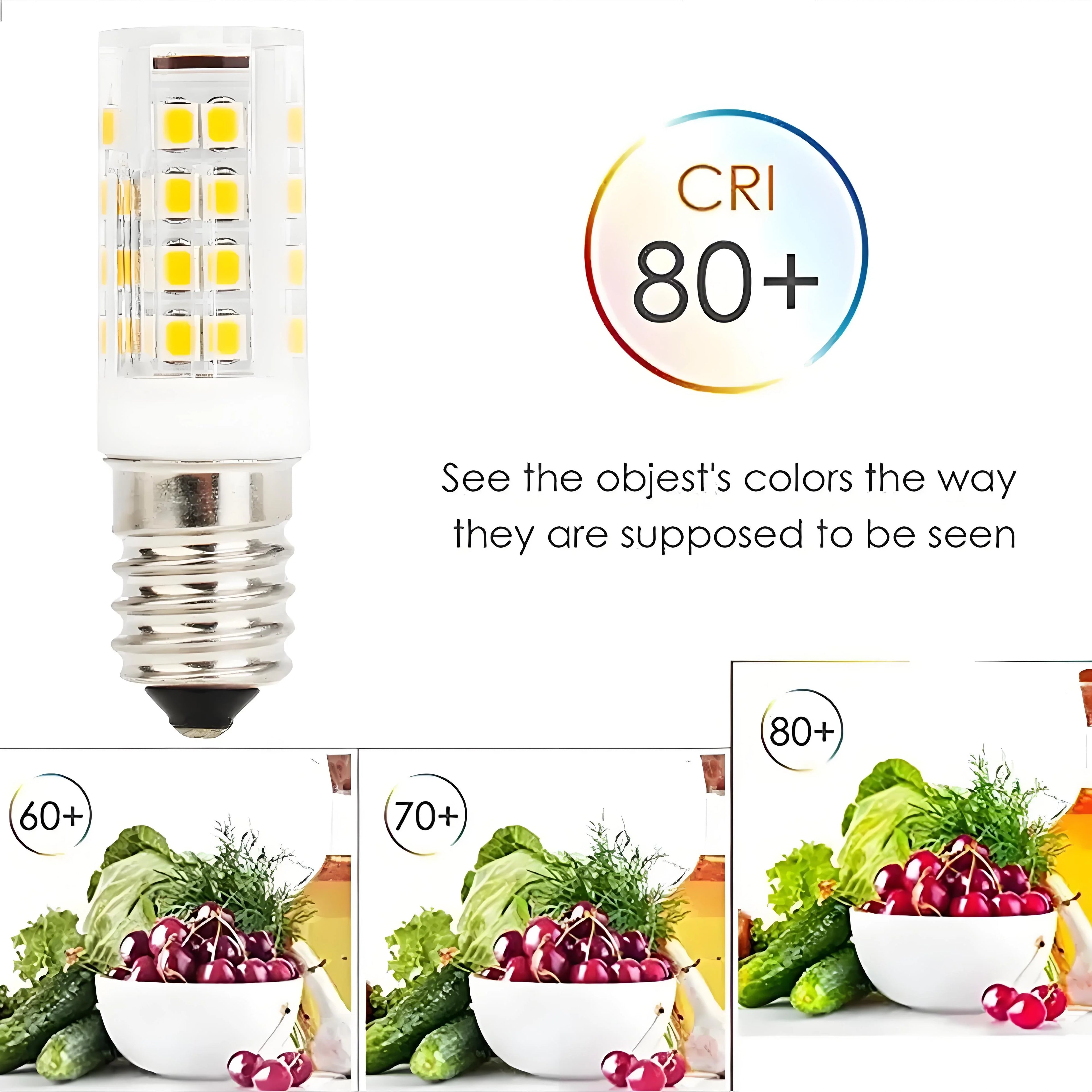 E14 LED Bulb 7W 9W 12W 15W 18W, 220V-240V Bright Mini Corn Light, 2835 SMD, 360° Beam Angle, Replace Halogen Chandelier Bulbs