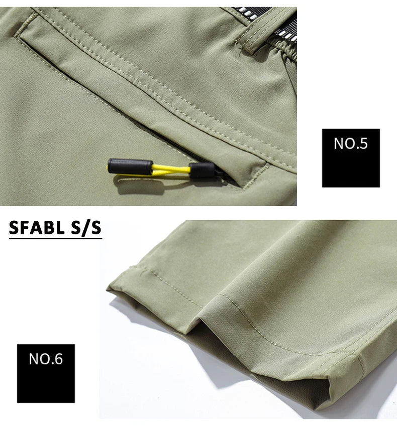 XL-5XL Lightweight Thin Summer Pants for Men Sweatpants Stretch Quick Dry Trousers Men Hiking Camping Men's Pants Joggers Summer