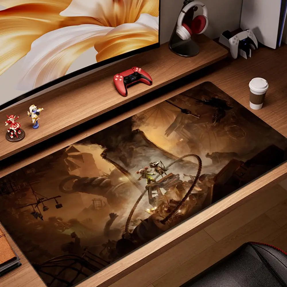 Xxl Mouse Pad Gamer Little Nightmares Pc Cabinet Games Desk Mat Mousepad Anime Computer Desks Office Accessories Keyboard Gaming