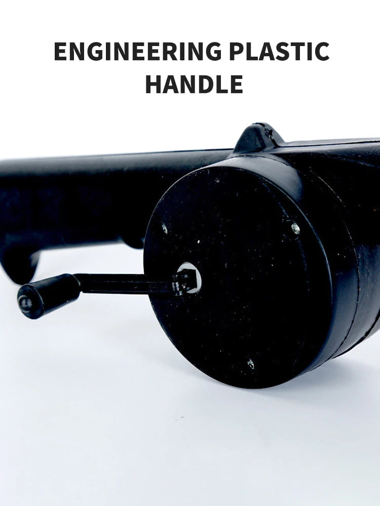 Barbecue Blower Small Manual Blower Combustion Aid Hand Cranked Hair Dryer Outdoor Barbecue Hair Dryer Barbecue Utensils