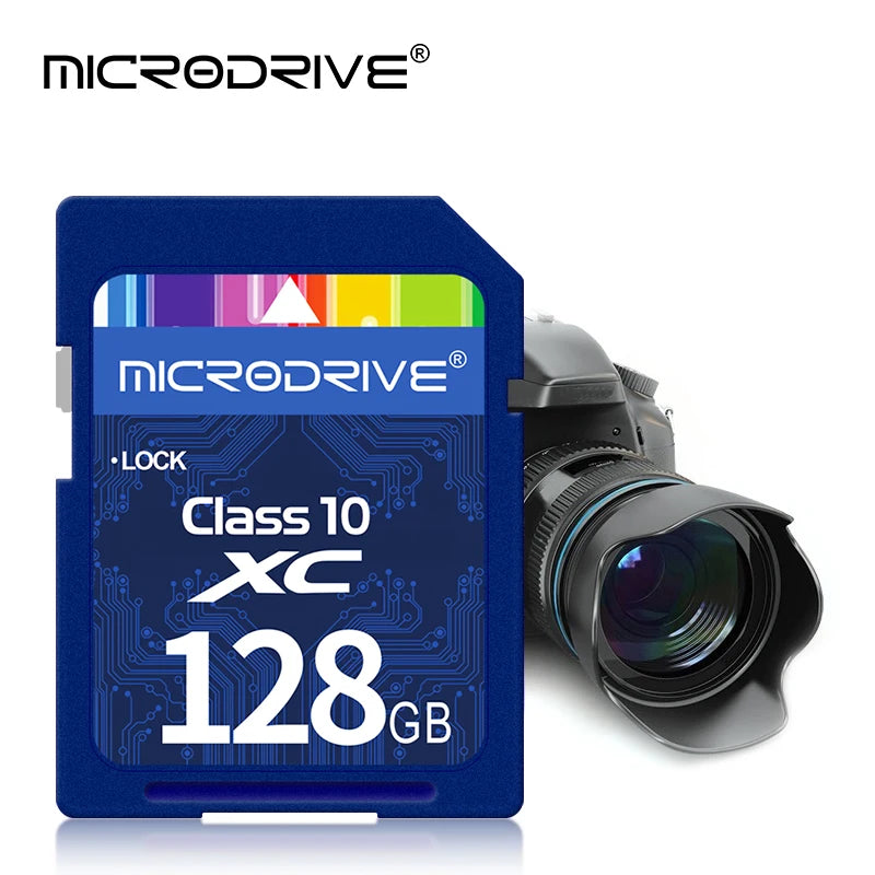 Hochgeschwindigkeits-Class10-SD-Karte 32 GB SD-Karte 128 G 64 GB 32 GB 16 GB SD-Speicherkarte SD-Pendrive für Kamera-Microdrive