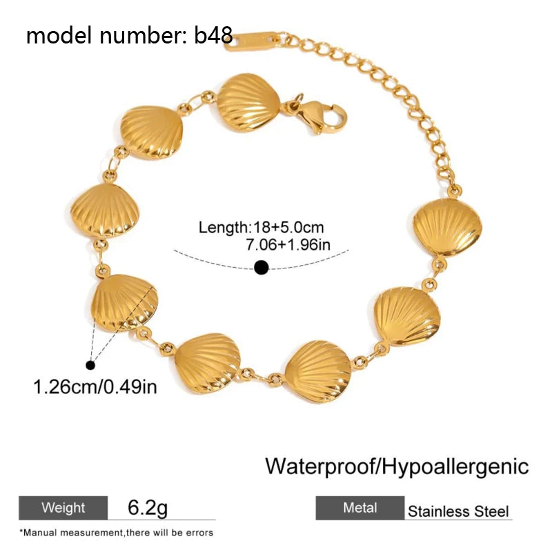 2026 Classic Snake Chain Bracelets Women Trend Gold Plated Stainless Steel Cuban Chain Bracelet Trendy Female Gifts Jewelry