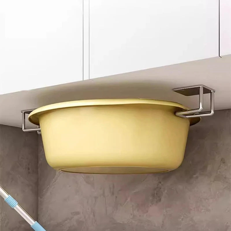 New 4PCS Kitchen Storage Rack Wall Mounted Pot Cover Rack Cabinet Bottom Cutting Board Rack Vegetable Board Storage Rack