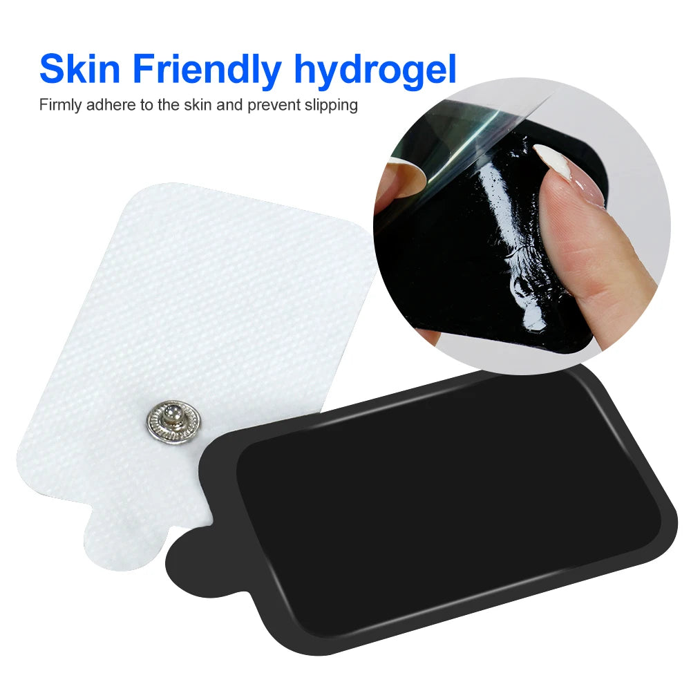 10/20pcs Electrode Pads EMS Muscle Stimulator TENS Pulse Massager Replacement Patch Self Adhesive Reusable Electrode Pads