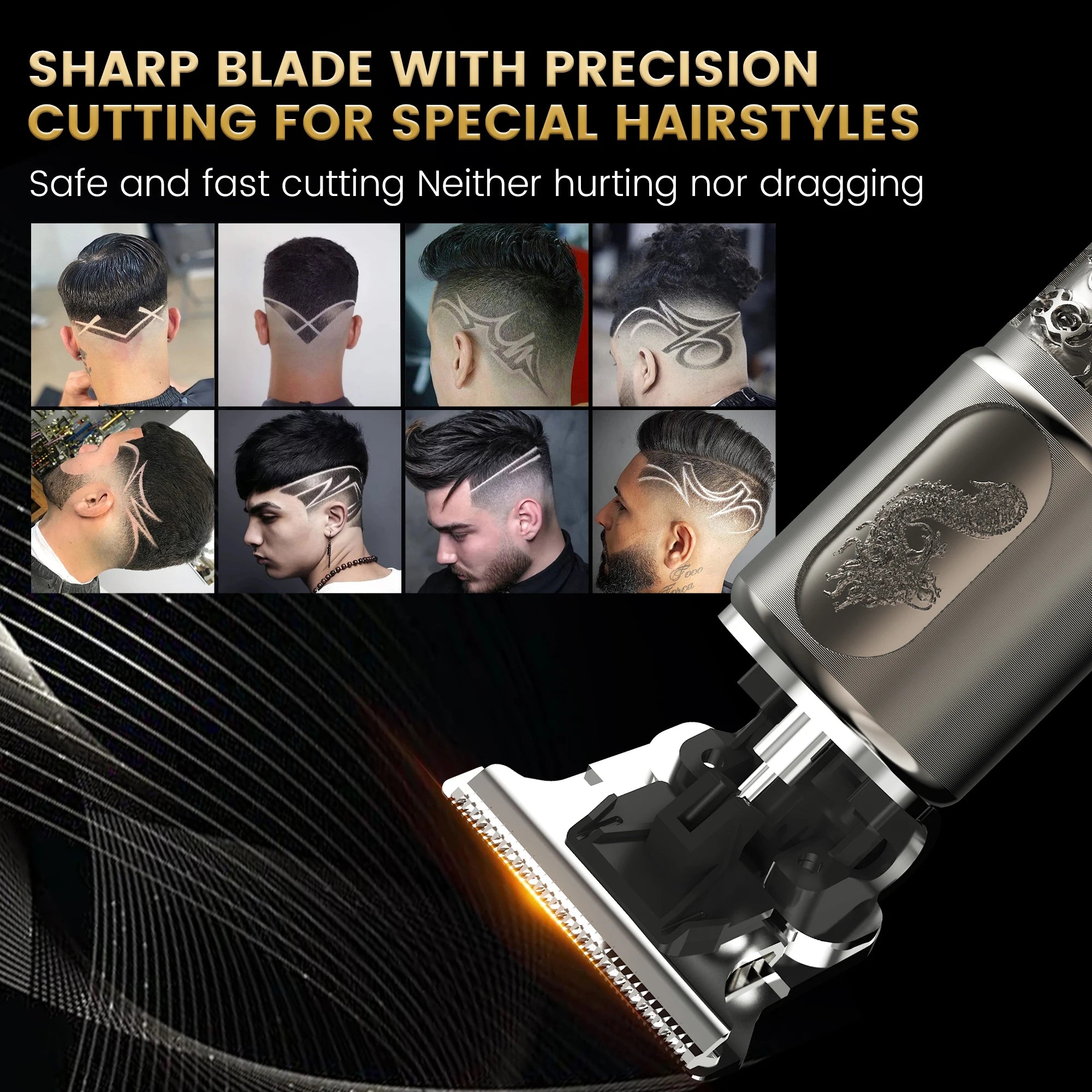 SEJOY Electric Hair Clipper for Men Professional Hair Cutting Machine Adjustable Precision  Adults Kids Cordless Hair Trimmers