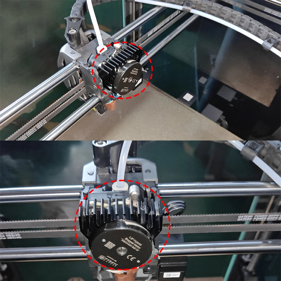 For Creality K1 K1 Max K1C Motor Cooling Heat Sink Fasting Heat Dissipation for K1 MAX Extuder Motor Heat Sink 3D Printer Parts