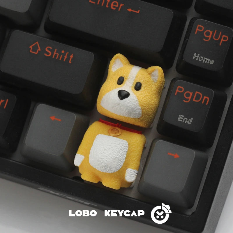 Animal Party Crocodile Up And Down Keys Personality Creative Keycap Beast Mechanical Keyboard Attachment Keycap Decor Esc Oem R4
