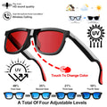 Smart Audio Glasses Voice Calls and Listening To Music Electrochromic Lenses Magnetic Charging Light and Convenient Smartglasses