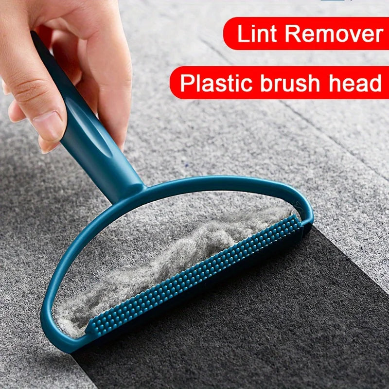 Double-Side Lint Remover Portable Pet Hair Remover Brush Manual Fluff Remover Clothes Fuzz Fabric Shaver Carpet Clothes Brush