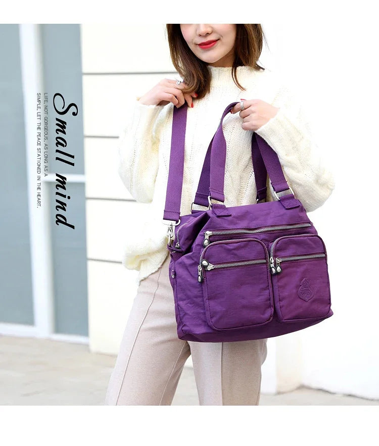 Women's Fashion Top-Handle Bag for Women Big Handbag Nylon Crossbody Bags Waterproof Shoulder bag purses and handbags bolsos sac