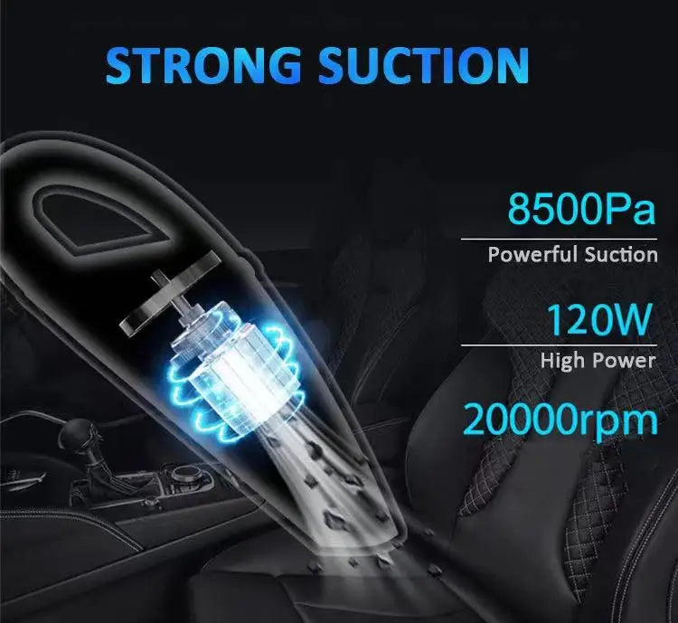 2025 New Handheld Vacuum Cleaner Multi-Function Integrated Machine Home Car Portable Wireless High Suction Gift