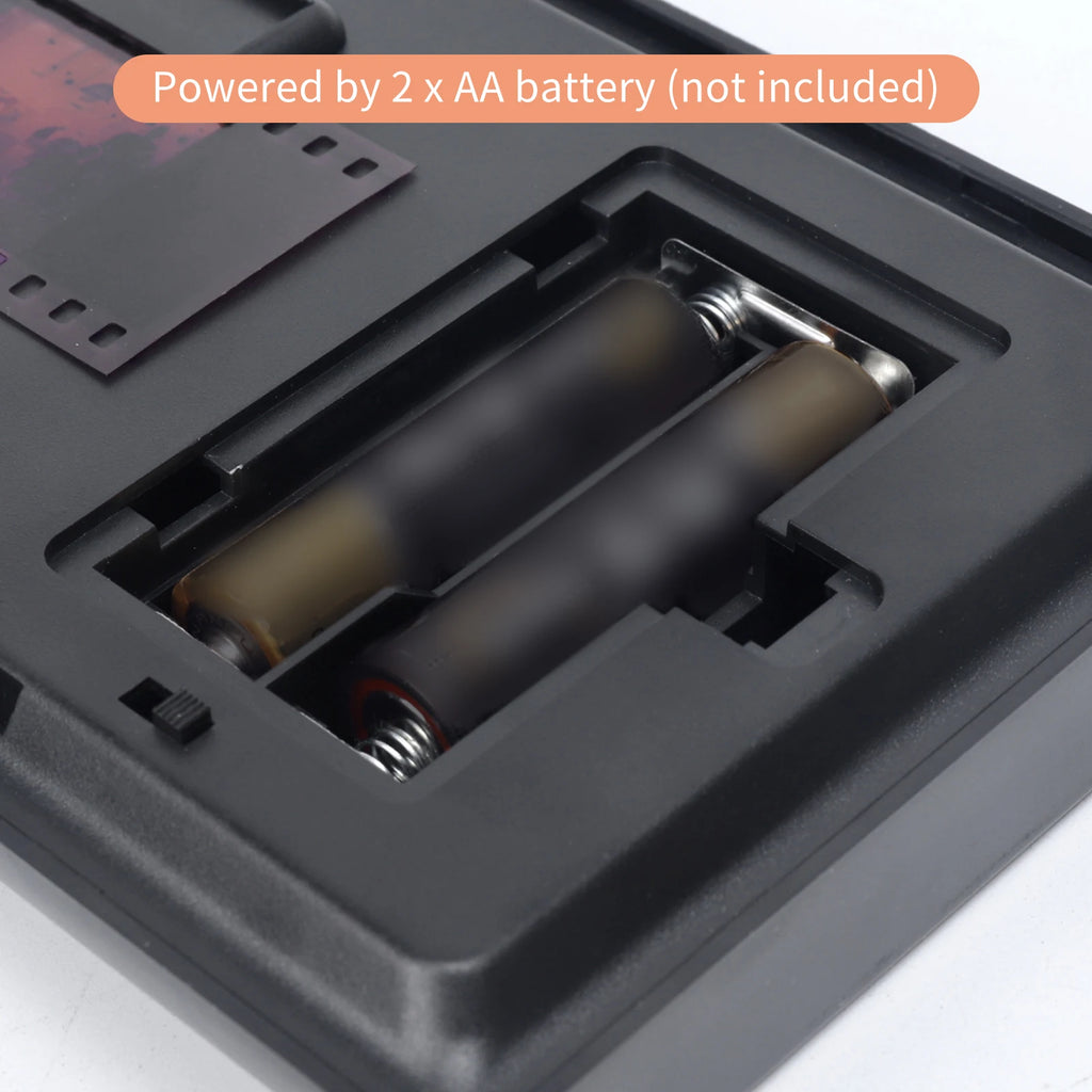 Mobile Film Slide Scanner for 35mm/135mm Negatives and Slides with LED Backlight Free APP Foldable Novelty Scanner Toys Gift