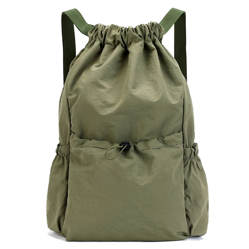 Foldable Drawstring Drawstring Backpack,Lightweight and Easy To Store,Essential for Short Distance Travel and Outdoor Activities