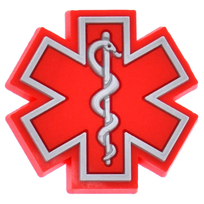 Doctors Nurses Medical Shoe Charms for Crocs Accessories Charms Clogs Bubble Slides Sandals PVC Shoe Decorations Party Gifts