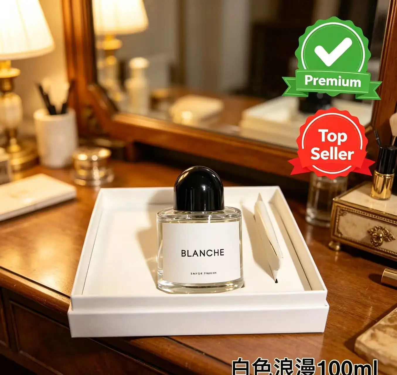 Popular Daily Body Scent Blance Super Cedar Timeless Charm Unisex Perfume Spray 100ml Blue White Porcelain Enduring Aroma