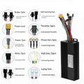 36/48V/52V E-Fiets 40A 1500/2000W Drie Modus Sinusgolf Borsellose Beheerder vir Elektriese Fiets Driewiel E-fiets E-bromponie GSY