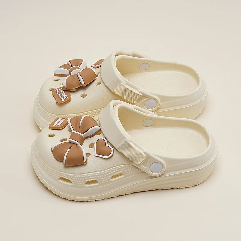 Summer Beach Sandals Unisex Casual Garden Clogs Outdoor Wide Toe Cross Sandals for Ladies Non Slip House Shower Slippers