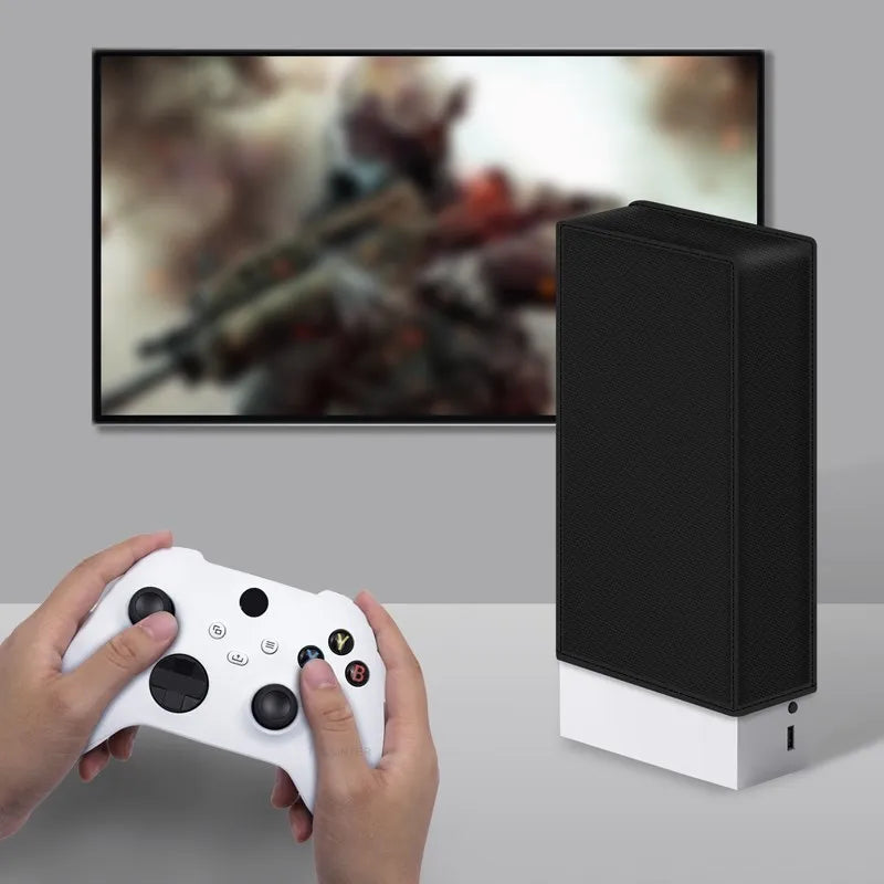 Stofdigte Oortreksel vir Xbox Series S Konsole Anti-krap Stofbedekking Beskermende Tas Vertikale Oortreksel Vir Xbox Series S Toebehore