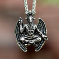 NEW Darkly Men's 316L Stainless-Steel Gothic Satan Goat Lucifer Pendant Necklace Animal Punk Jewelry For Boyfriend Gift