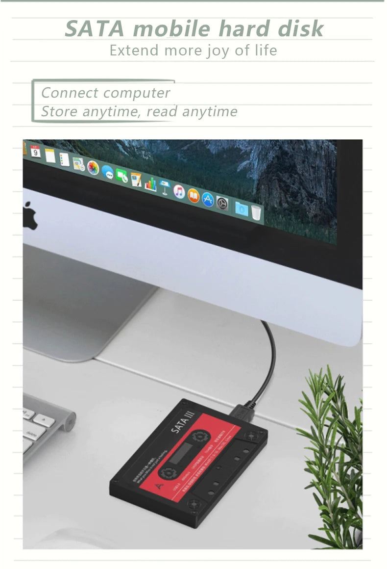 UTHAI T46 New 2.5" External Hard Drive Enclosure, USB 3.0 SATA 5Gbps HDD & SSD  Tape Enclosure UASP for PC Notebook