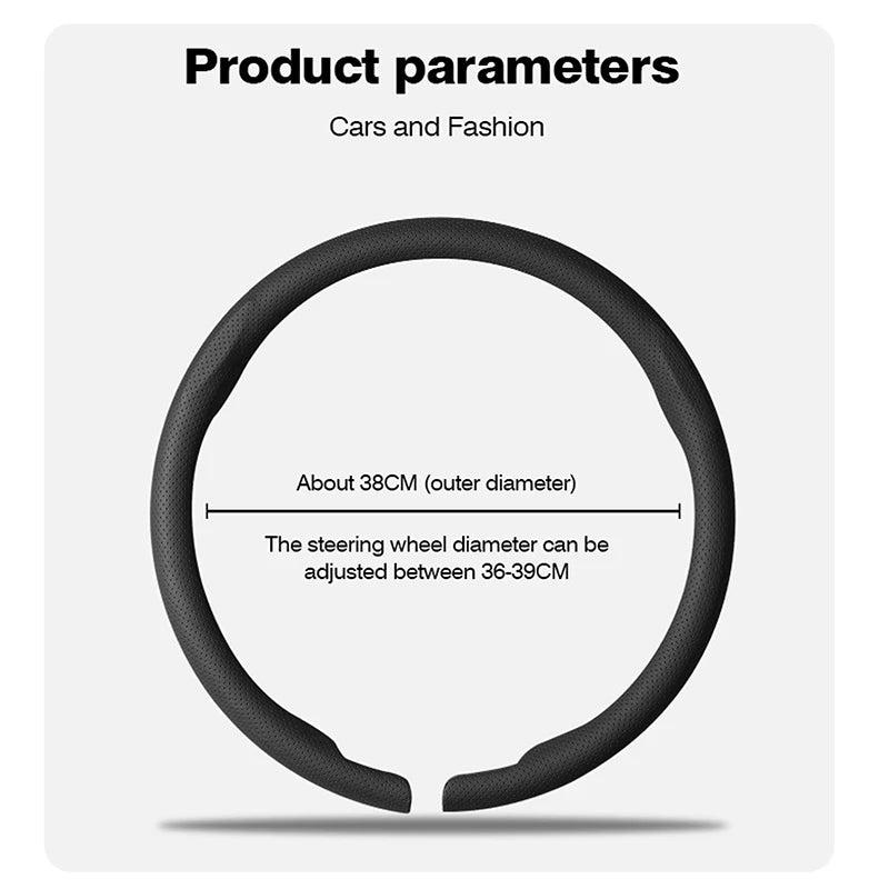 8D Nappa leather Car Steering Wheel Cover For Chevrolet Aveo Bolt Onix Cruze Spark Cavalier Colorado Malibu Auto Accessories
