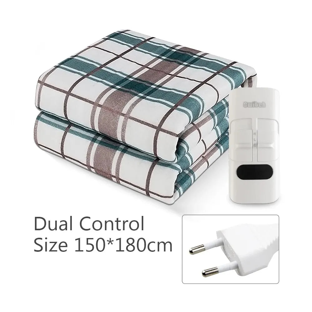 Electric Blanket 220 110V Thicker Heater Heated Blanket Mattress Thermostat Electric Heating Blanket Winter Body Warmer EU US Pl