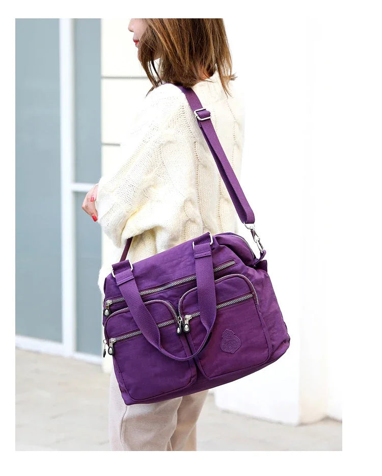 Women's Fashion Top-Handle Bag for Women Big Handbag Nylon Crossbody Bags Waterproof Shoulder bag purses and handbags bolsos sac