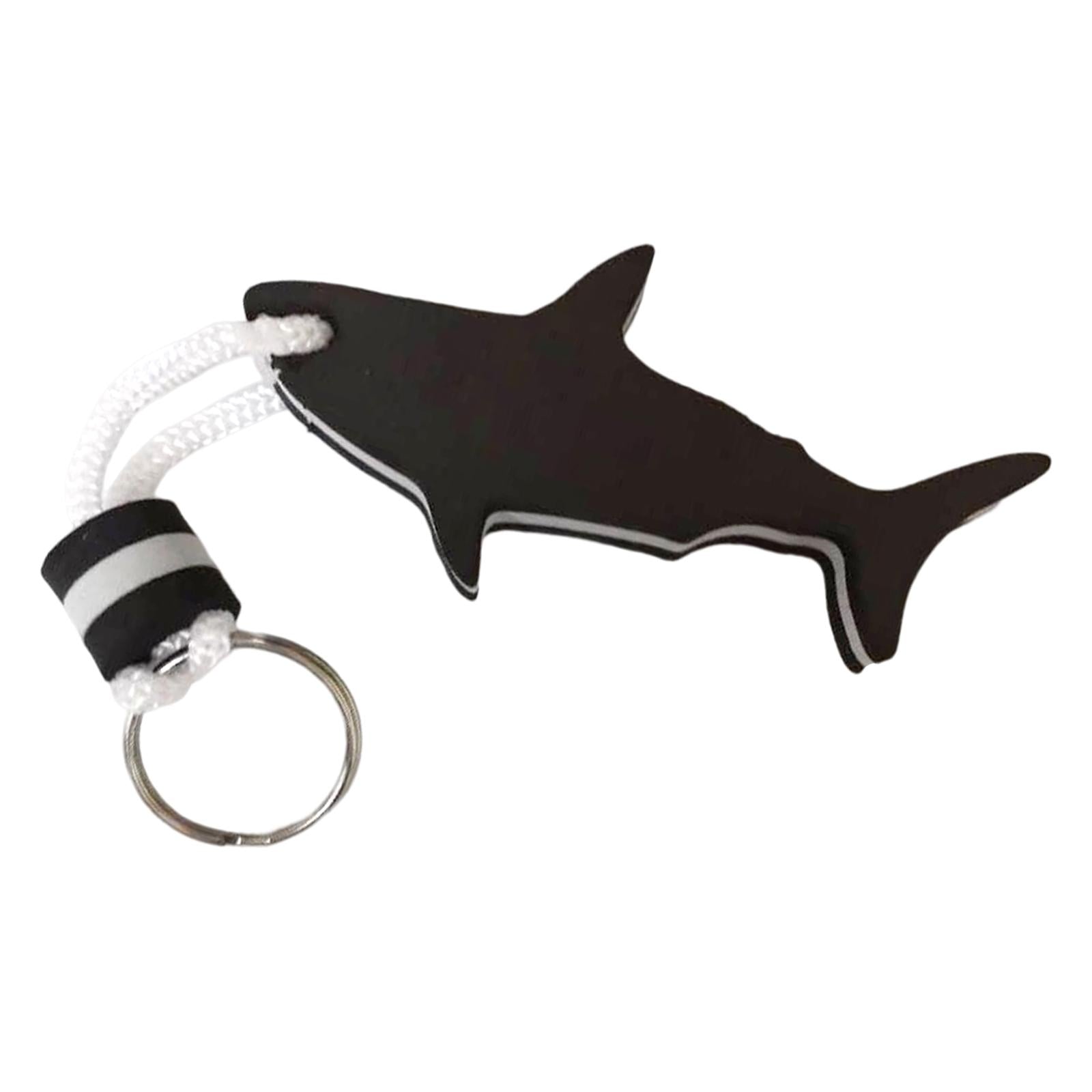 Floating Keyring Keychain Shark Shaped Floater Float Lightweight Buoyant Key